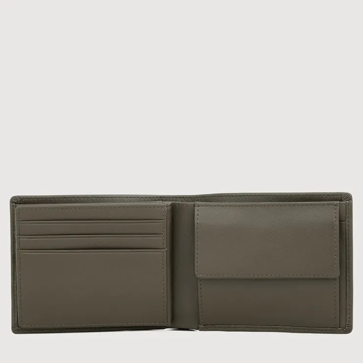 Braun Büffel Compact Wallets | Wallets & Small Leather Goods>STUDIO CENTRE FLAP WALLET WITH COIN COMPARTMENT