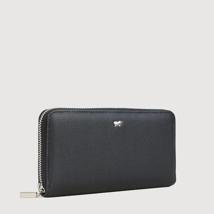 Women Braun Büffel Long Wallets | Wallets & Small Leather Goods>URANIA ZIP LONG WALLET (3 GUSSET)