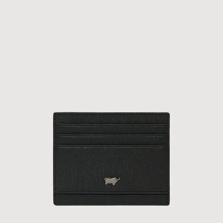 Braun Büffel Card Holders>VIKTOR FLAT CARD HOLDER