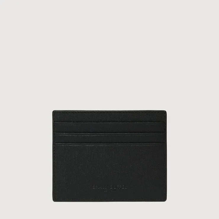 Braun Büffel Card Holders>VIKTOR FLAT CARD HOLDER