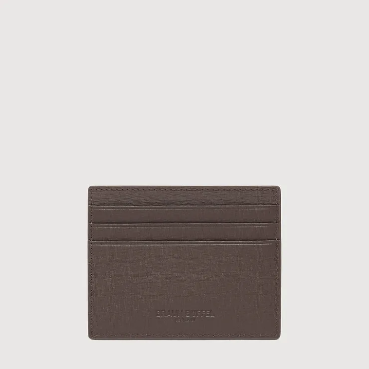 Braun Büffel Card Holders>VIKTOR FLAT CARD HOLDER