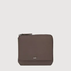 Braun Büffel Compact Wallets>VIKTOR ZIP CENTRE FLAP WALLET WITH COIN COMPARTMENT