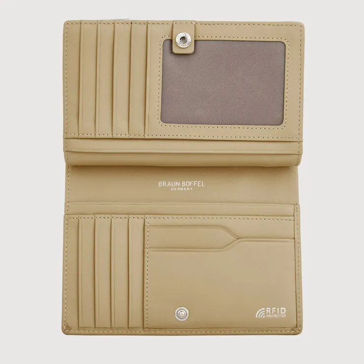 Women Braun Büffel Compact Wallets | Wallets & Small Leather Goods>X BIFOLD 3/4 WALLET WITH EXTERNAL COIN COMPARTMENT