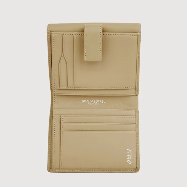 Women Braun Büffel Compact Wallets | Wallets & Small Leather Goods>X BIFOLD SMALL WALLET WITH EXTERNAL COIN COMPARTMENT